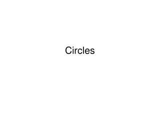 Circles