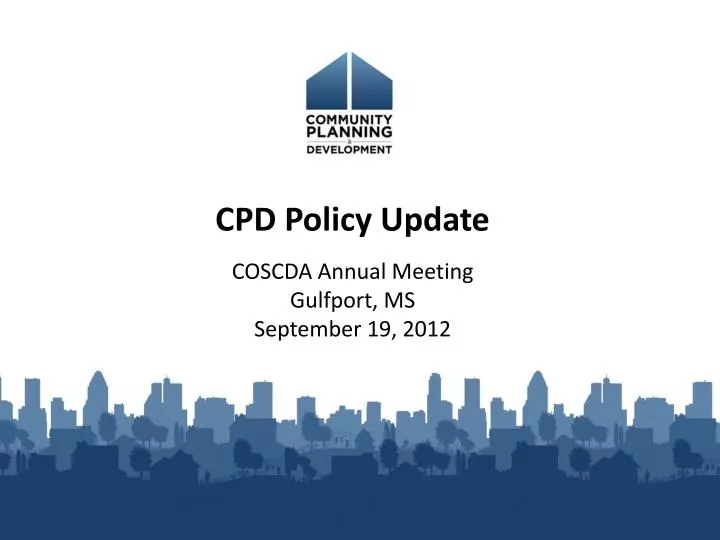 cpd policy update