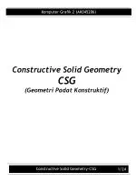 Ppt Chapter 8 Constructive Solid Geometry Concepts Powerpoint