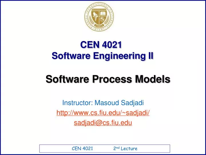 cen 4021 software engineering ii