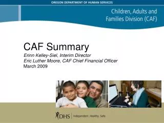 DHS Children, Adults and Families Division (CAF)
