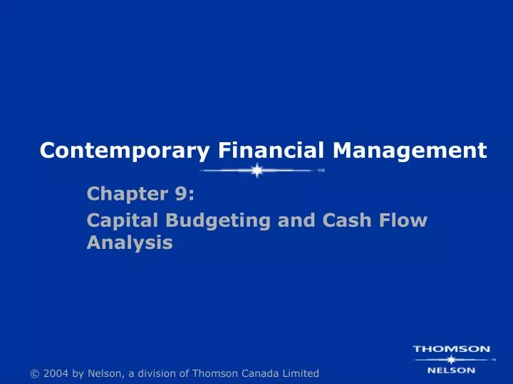 contemporary financial management
