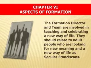 Chapter VI Aspects of Formation