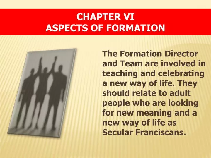 chapter vi aspects of formation