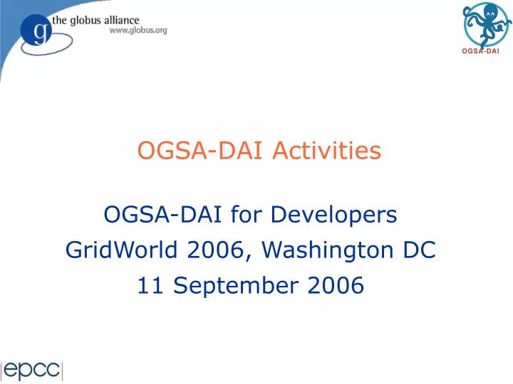 ogsa dai activities