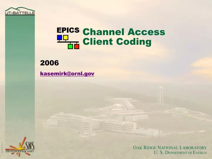 channel access client coding