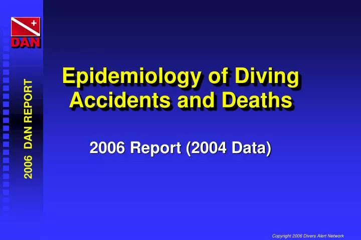 epidemiology of diving accidents and deaths