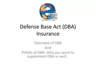 Defense Base Act (DBA) Insurance