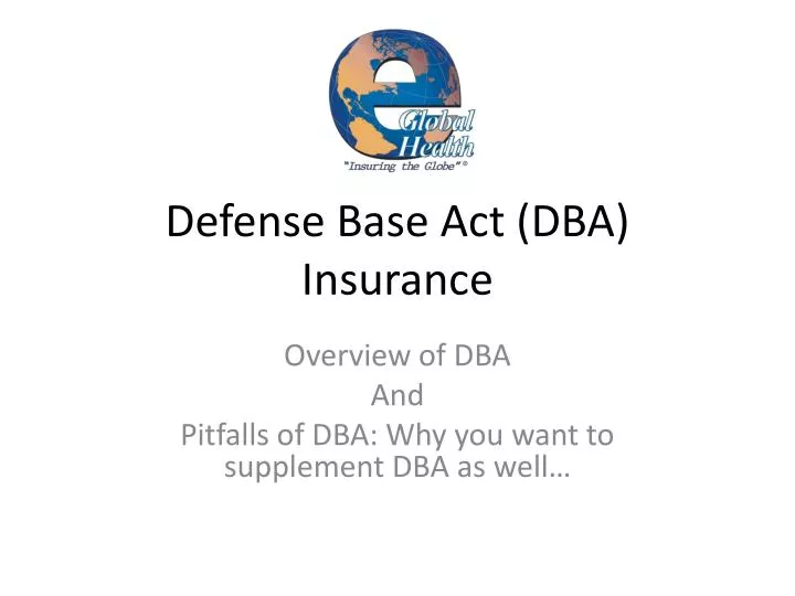 defense base act dba insurance