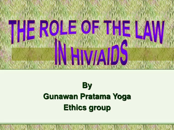 by gunawan pratama yoga ethics group