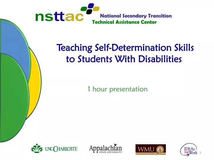 teaching self determination skills to students with disabilities