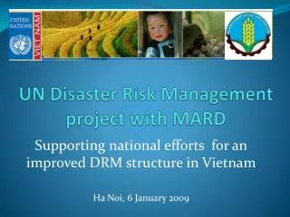 UN Disaster Risk Management project with MARD