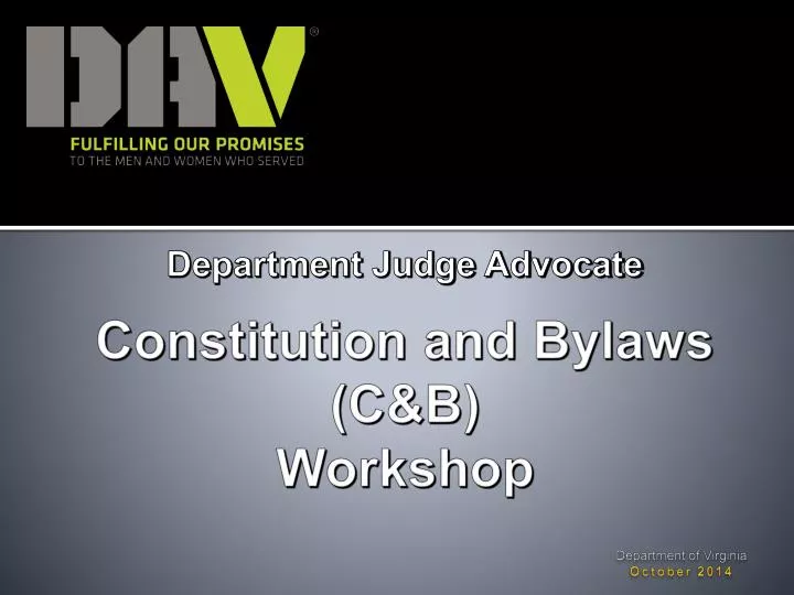 constitution and bylaws c b workshop