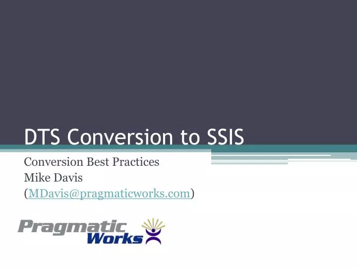 dts conversion to ssis