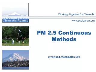 PM 2.5 Continuous Methods