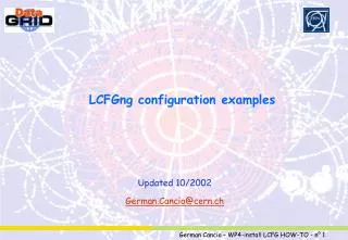 LCFGng configuration examples