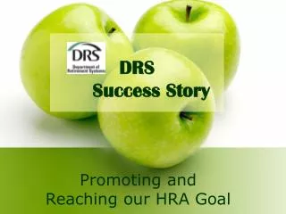 Promoting and Reaching our HRA Goal