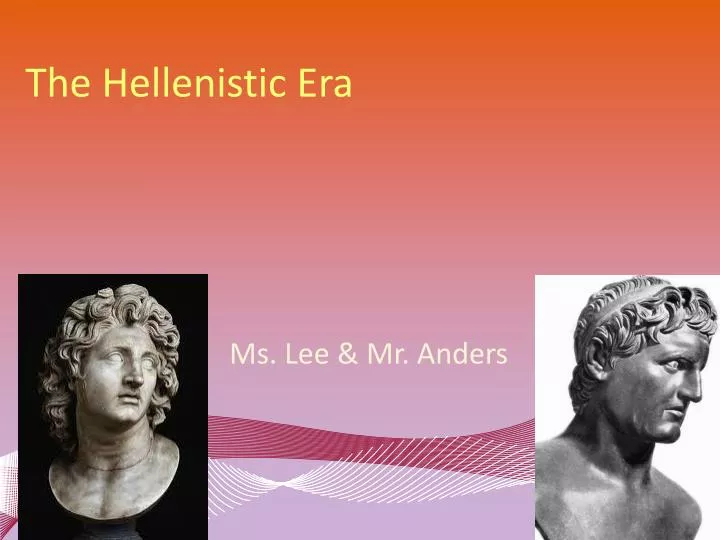 the hellenistic era