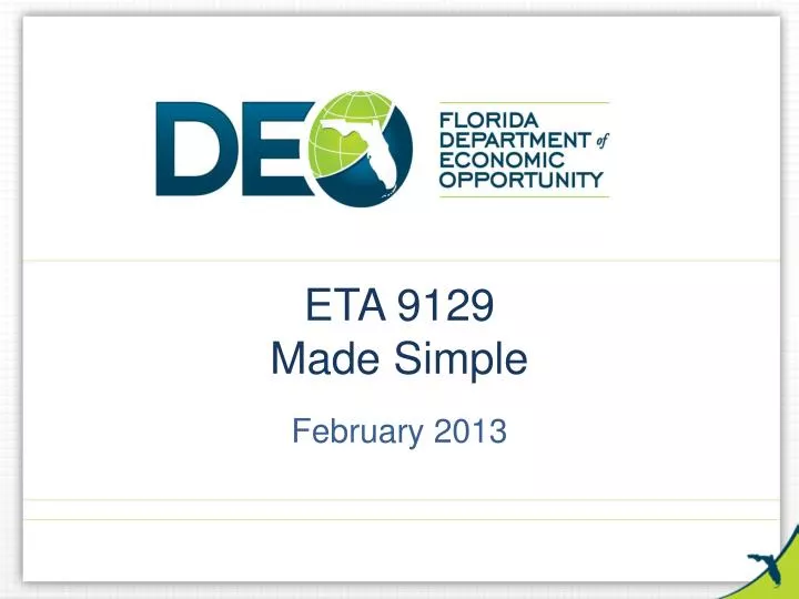 eta 9129 made simple