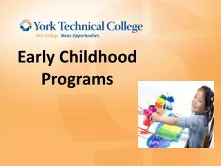 Early Childhood Programs