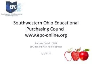 Southwestern Ohio Educational Purchasing Council epc-online