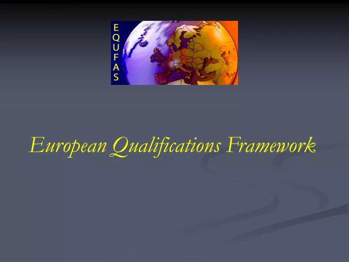 european qualifications framework