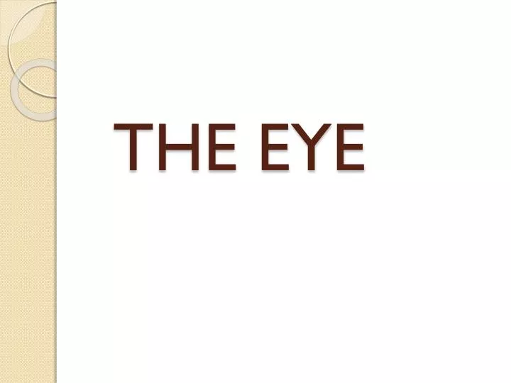 the eye