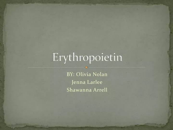 erythropoietin