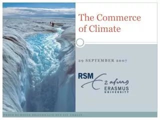 The Commerce of Climate