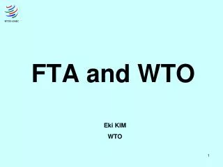 FTA and WTO