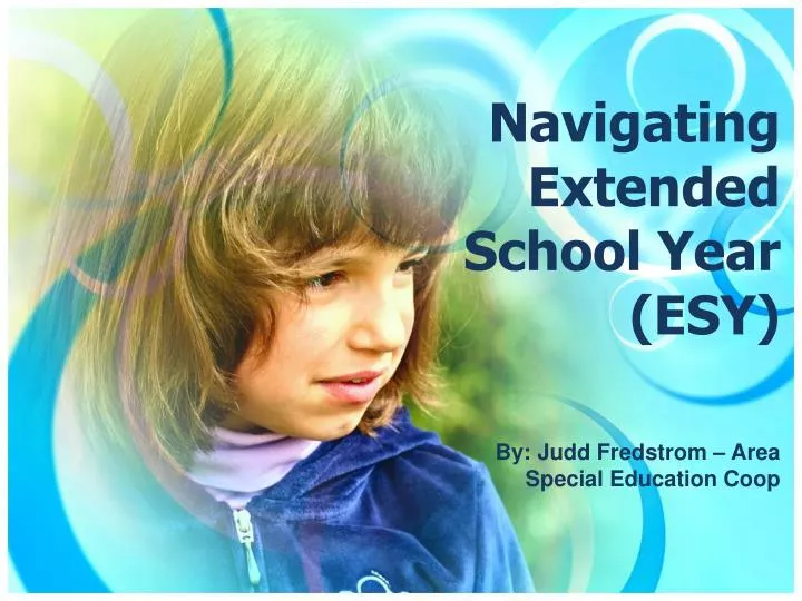 navigating extended school year esy