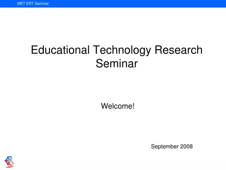 educational technology research seminar