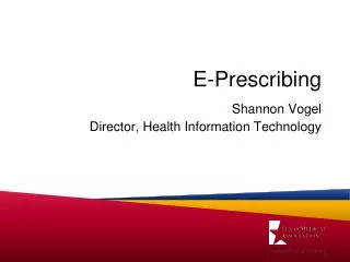 E-Prescribing