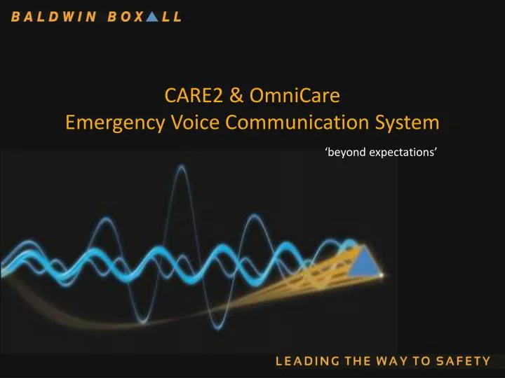 care2 omnicare emergency voice communication system