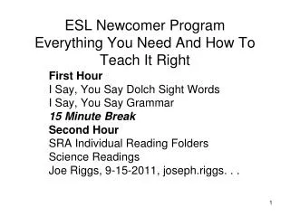 ESL Newcomer Program Everything You Need And How To Teach It Right