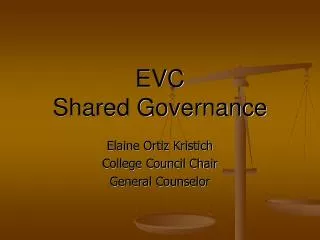 EVC Shared Governance