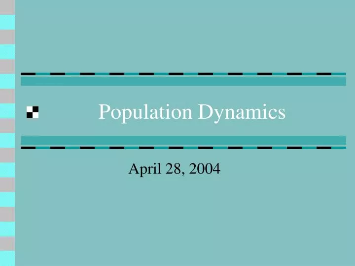 population dynamics