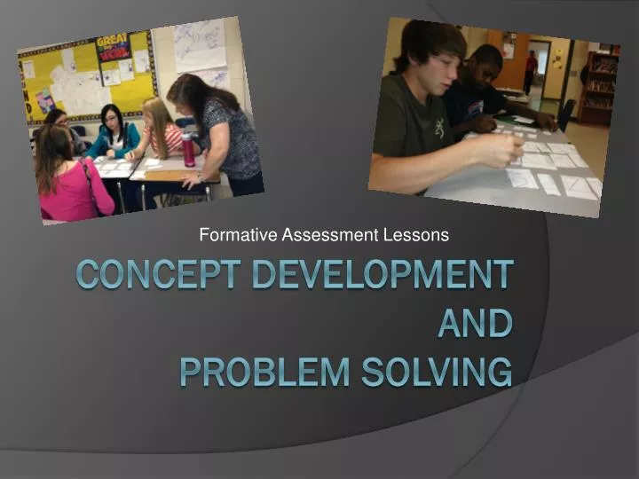 formative assessment lessons