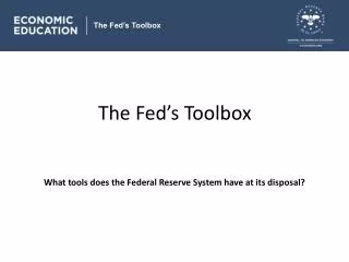 the fed s toolbox