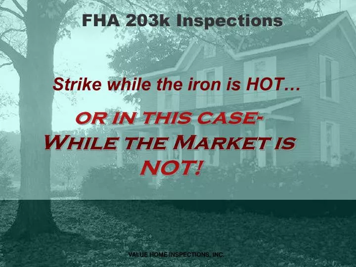 fha 203k inspections