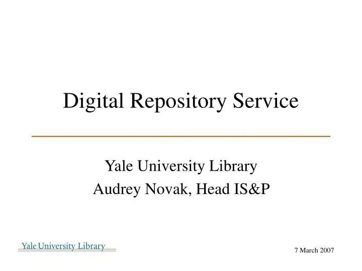 digital repository service