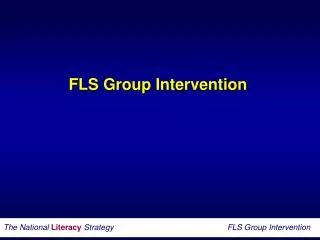 F LS Group Intervention