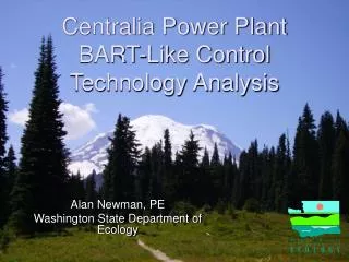 Centralia Power Plant BART-Like Control Technology Analysis