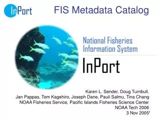 FIS Metadata Catalog