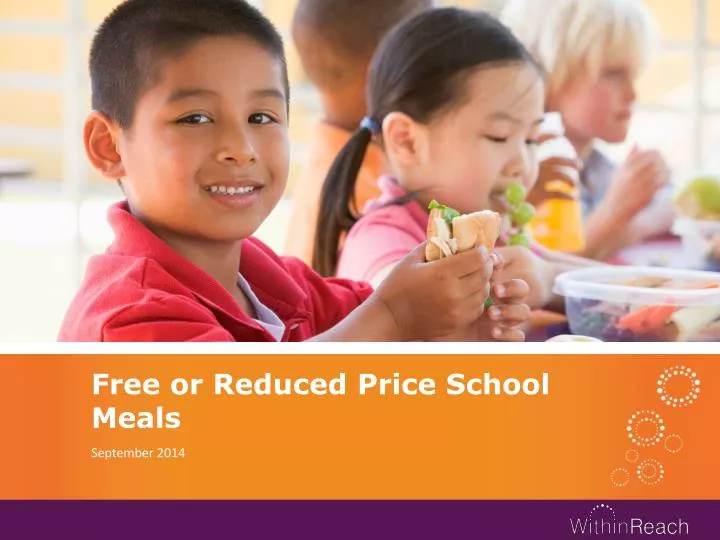 free or reduced price school meals