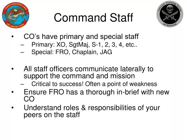 command staff