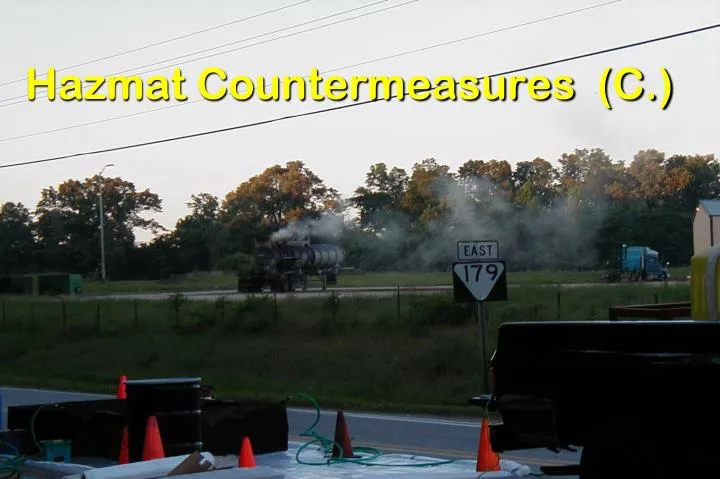 hazmat countermeasures c