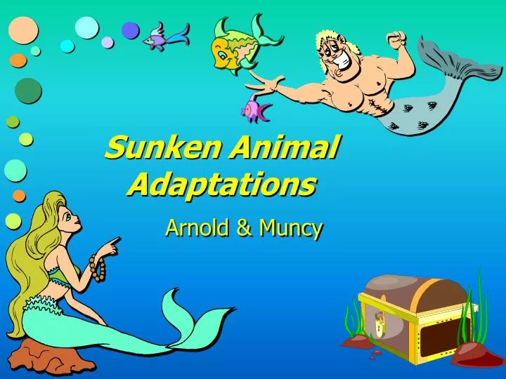 sunken animal adaptations