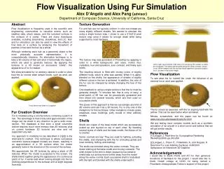 Flow Visualization Using Fur Simulation