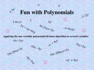 Fun with Polynomials